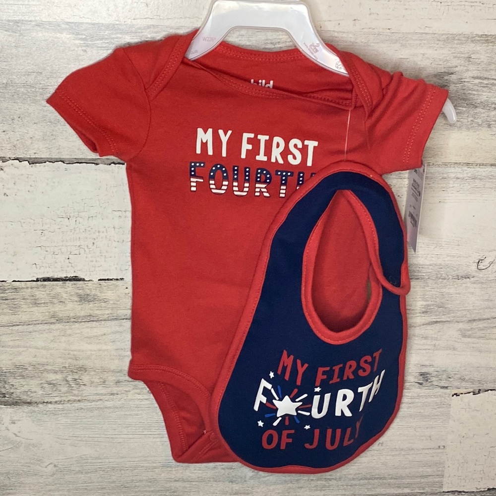 Carter Baby My First Fourth Set Size 0-3 Months NEW